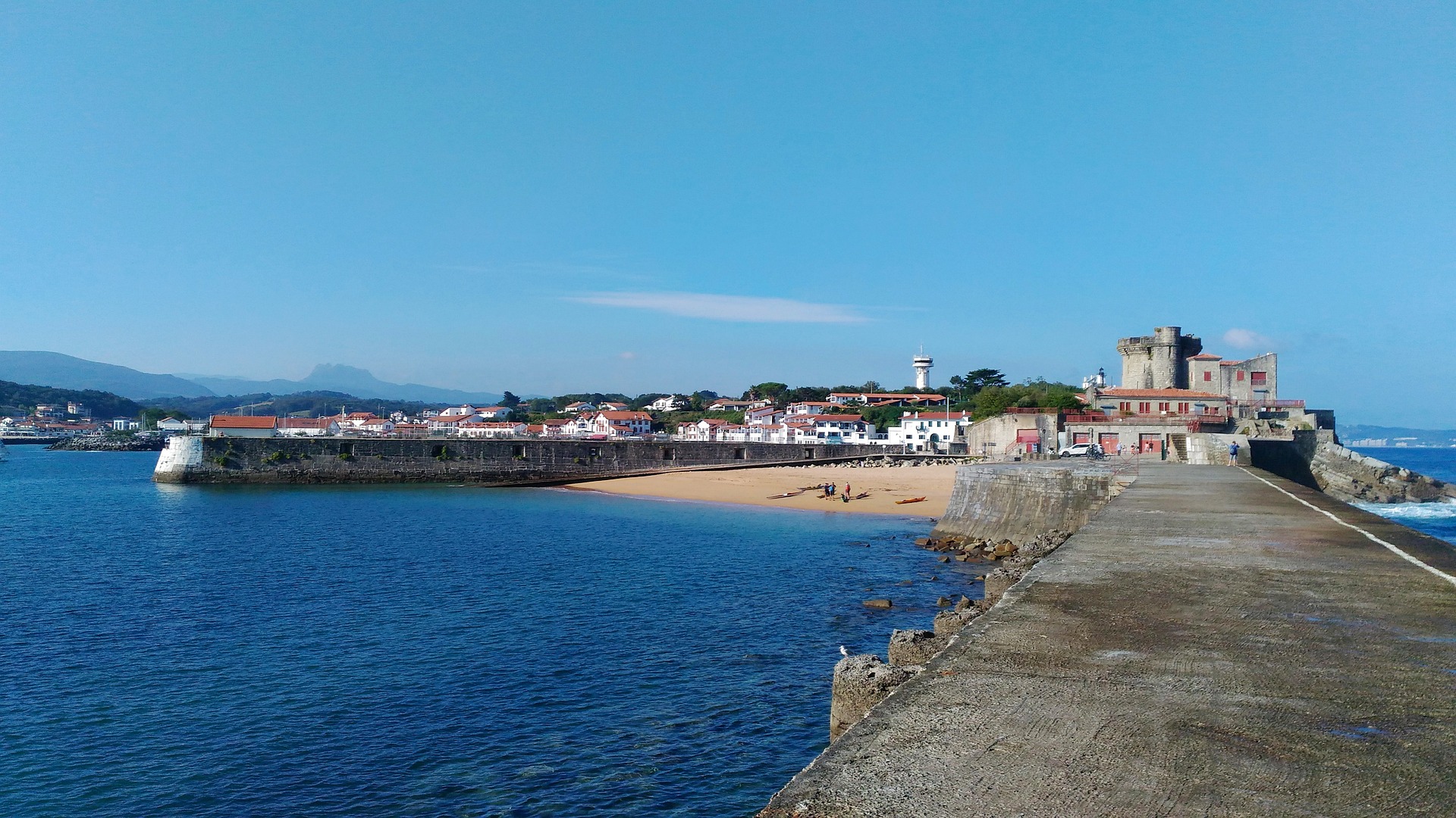 ciboure baie de saint jean de luz