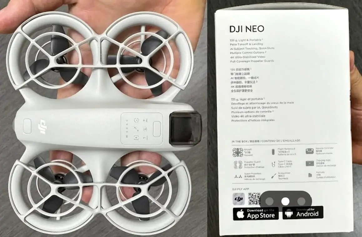 dji neo blanc