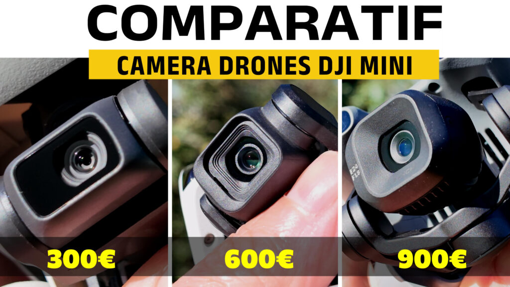 Comparatif Caméras Drones DJI Mini