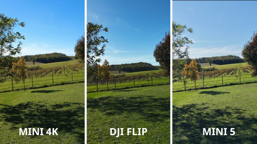 comparatif photo mini drones dji