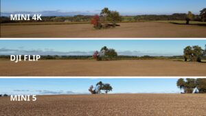 paysage terre et arbres drones