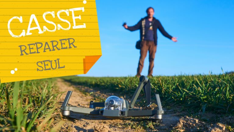 casse drone reparer seul