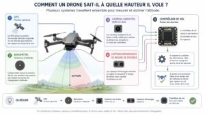 Comment un drone sait-il à quelle hauteur il vole